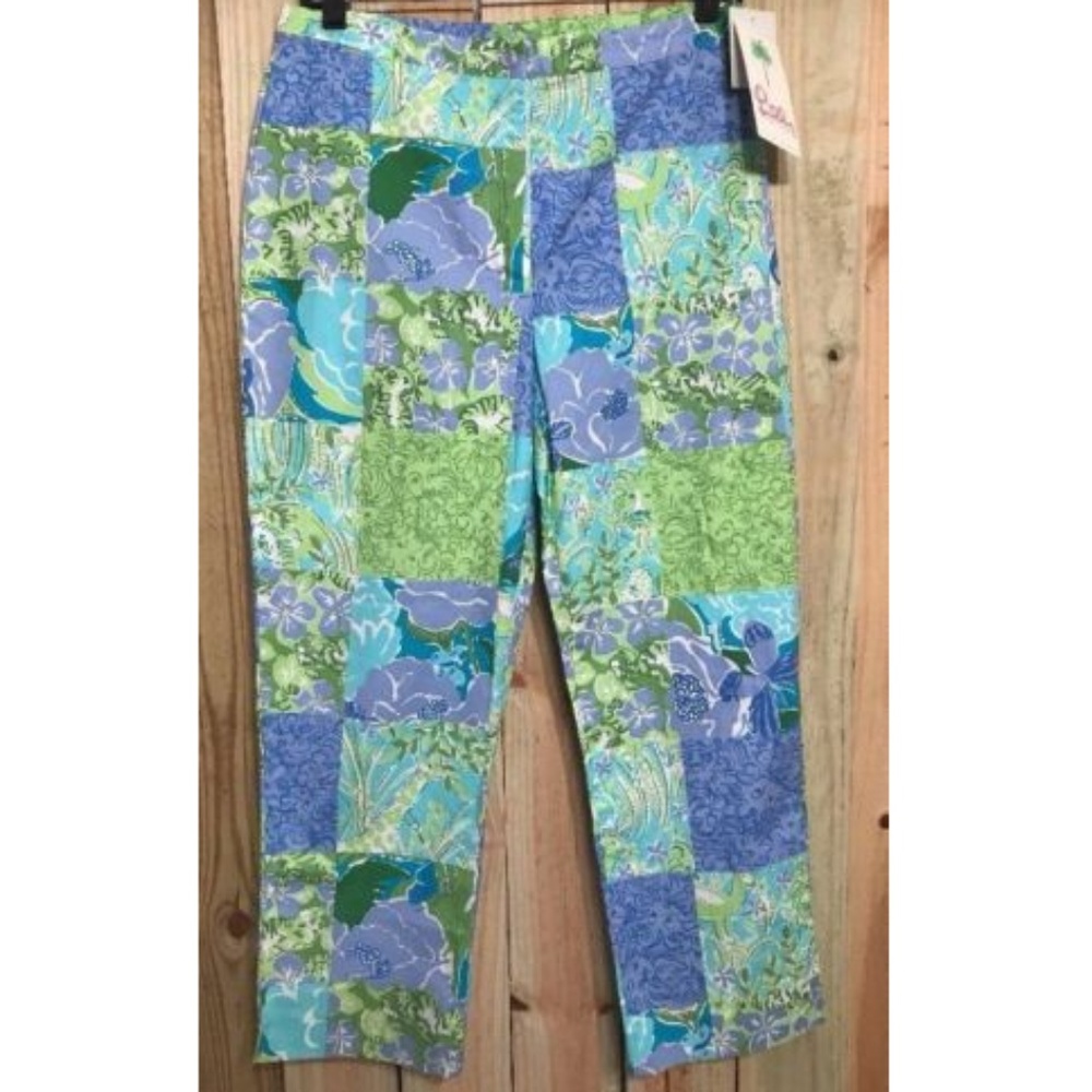 Lilly Pulitzer Capri Crop Pants Women's Size 4